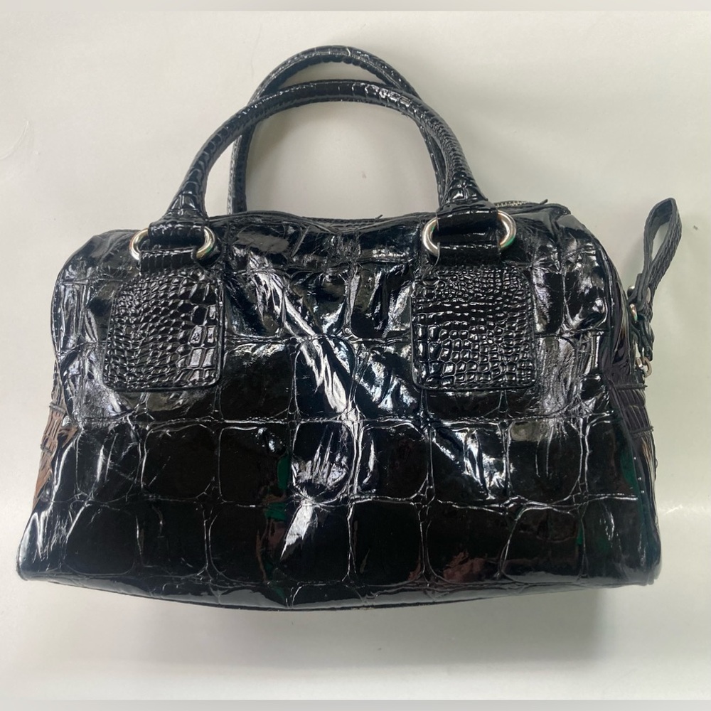 Guess Black Patent Handbag - Picture 2 of 7